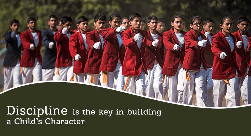 Discipline is the key in building a child's character